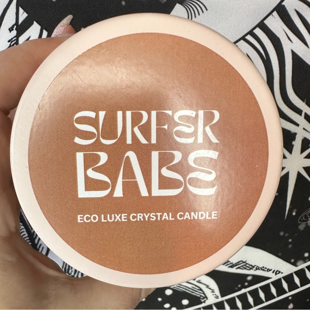 Surfer Babe Eco Luxe Crystal Candle, Brand New
